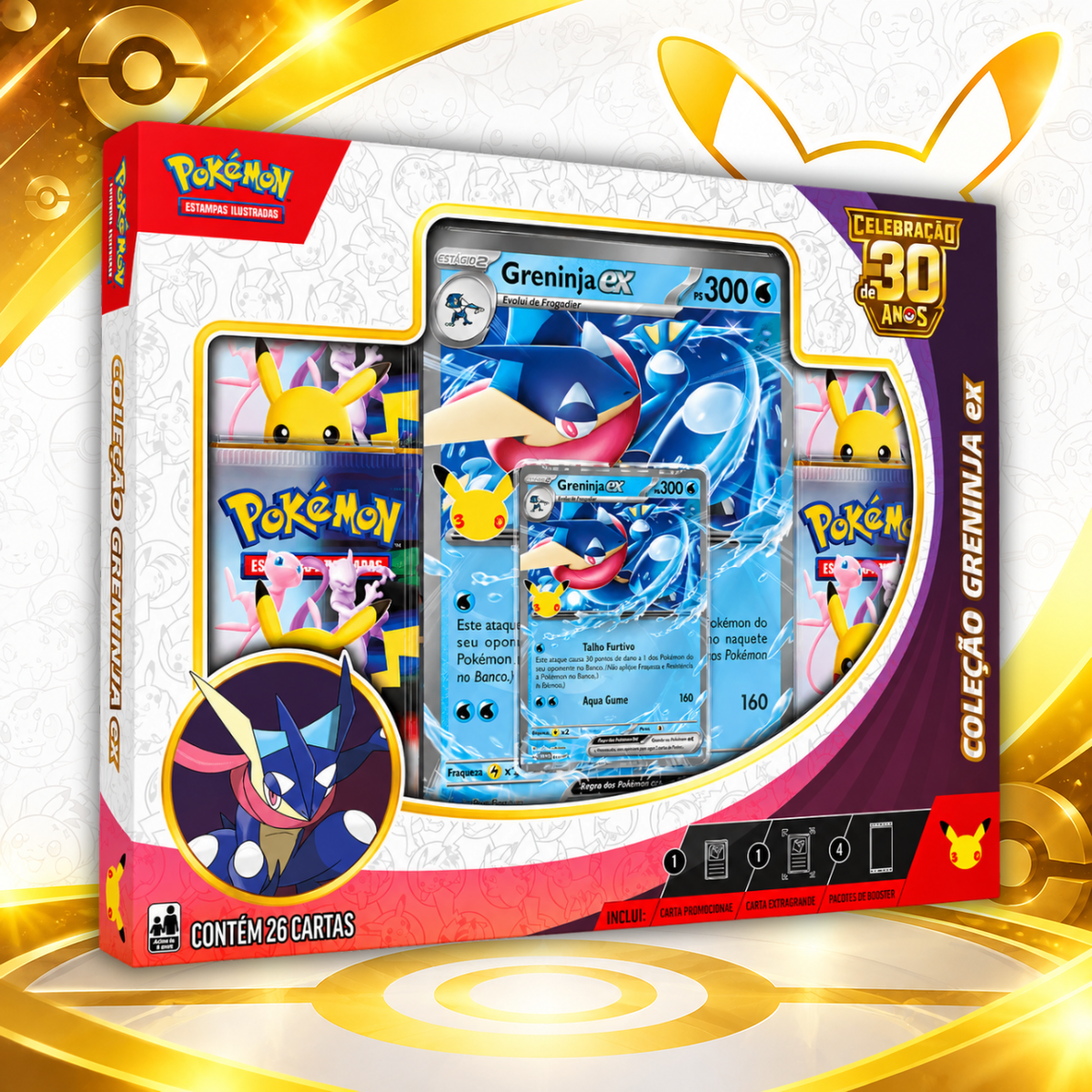 (PT-BR) Box Coleção - Celebração de 30 Anos - Greninja ex