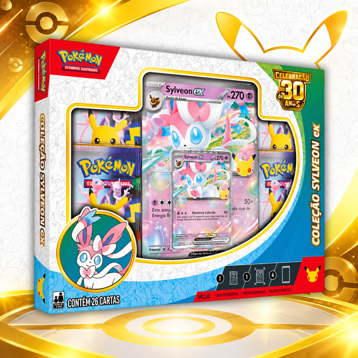 (PT-BR) Box Coleção - Celebração de 30 Anos - Sylveon ex