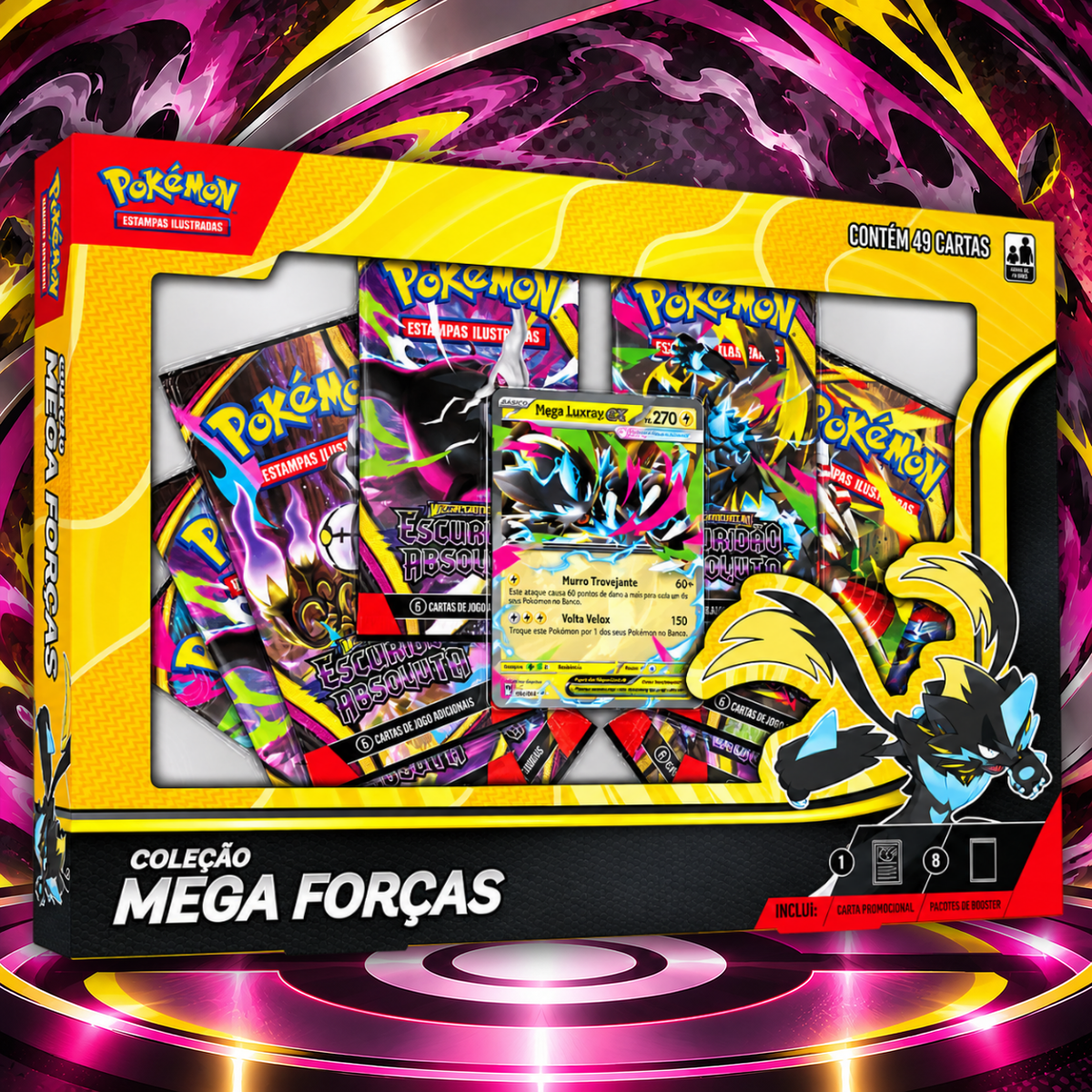 (PT-BR) Box Mega Forças - Mega Zeraora