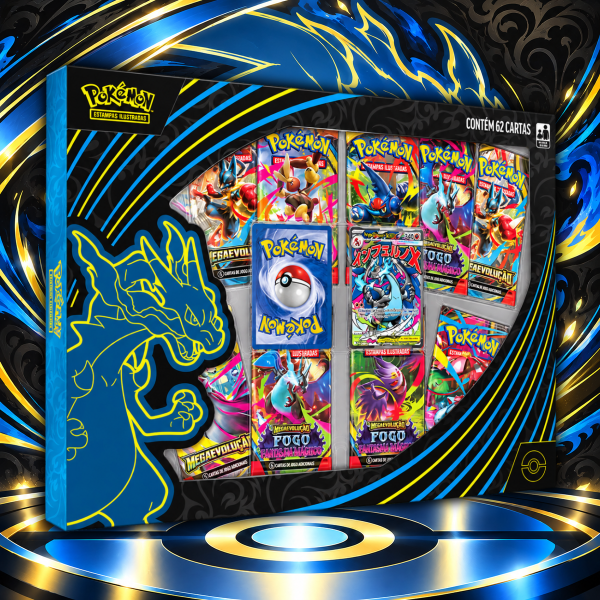 (PT-BR) Box Coleção - Mega Charizard X ex